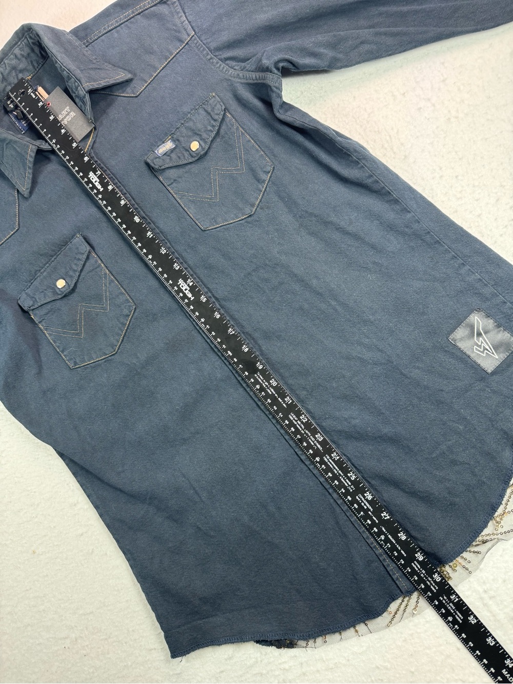 Wrangler x Stuart Trevor Sequin Western‎ Shirt Women’s Small NWT - Picture 12 of 12